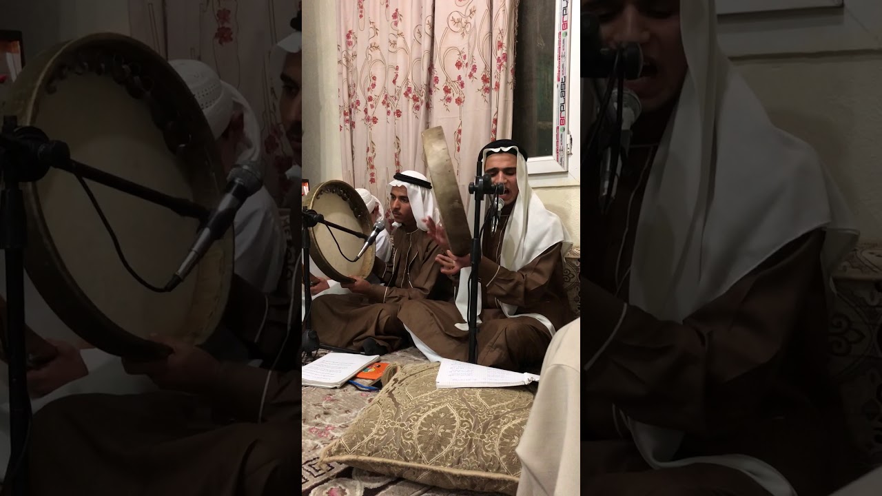 المداح السيد محمد السيد بندر النعيمي(العين تذرف والدليل مكدر...شيل ضعنة العود سيد بندر)