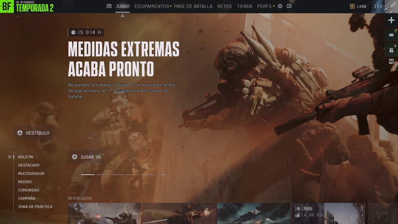 Temporarada 2 BF6  🇪🇦 🇪🇦 🇪🇦 12/03/26 🪖 dejen LIKAZO y suscribiros al canal es GRATIS