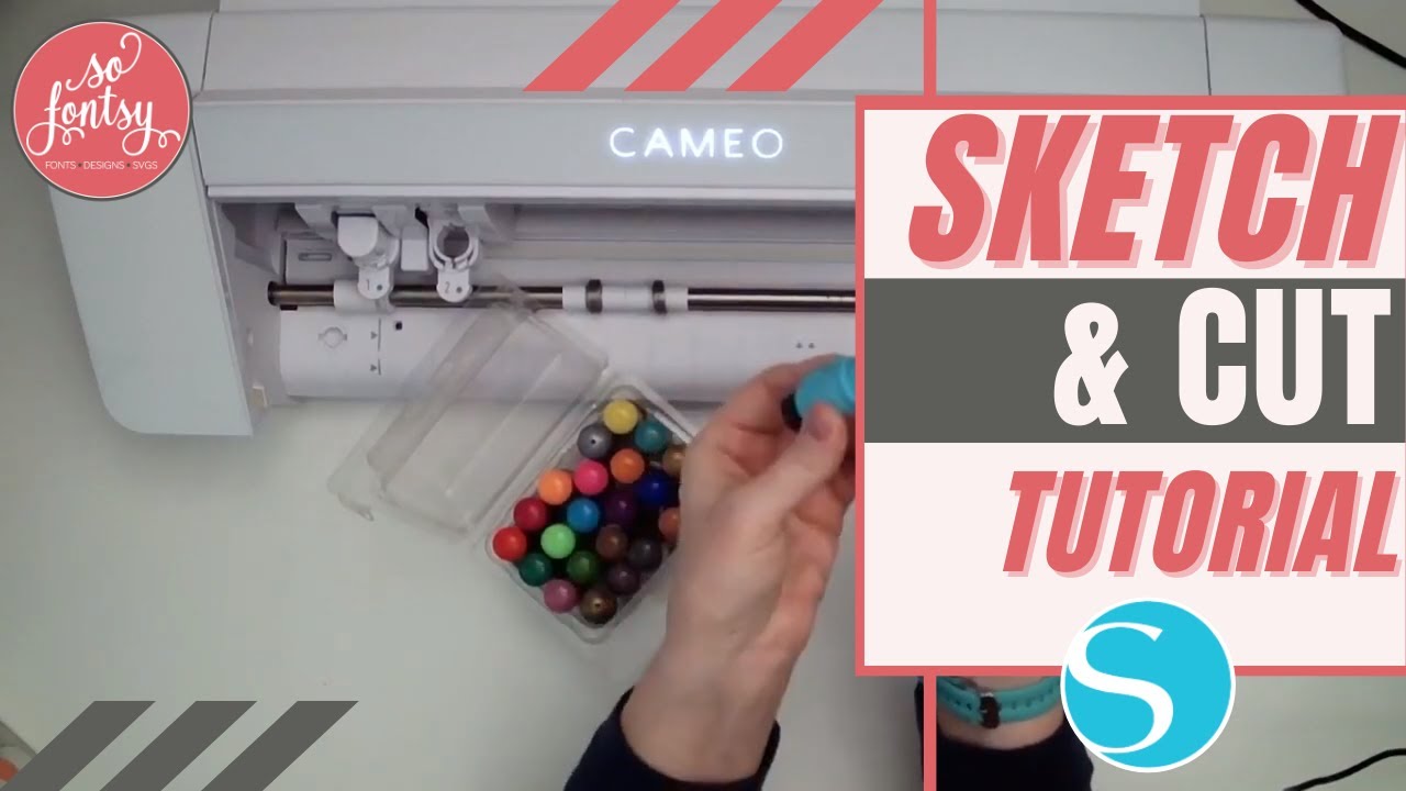 Sketch and Cut with the Silhouette Cameo 4!