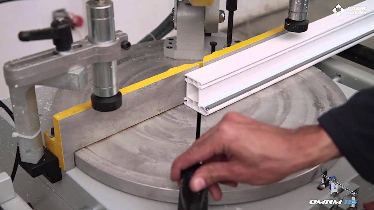 Machine de coupe manuelle de profilés aluminium PVC à tête unique OMRM 115