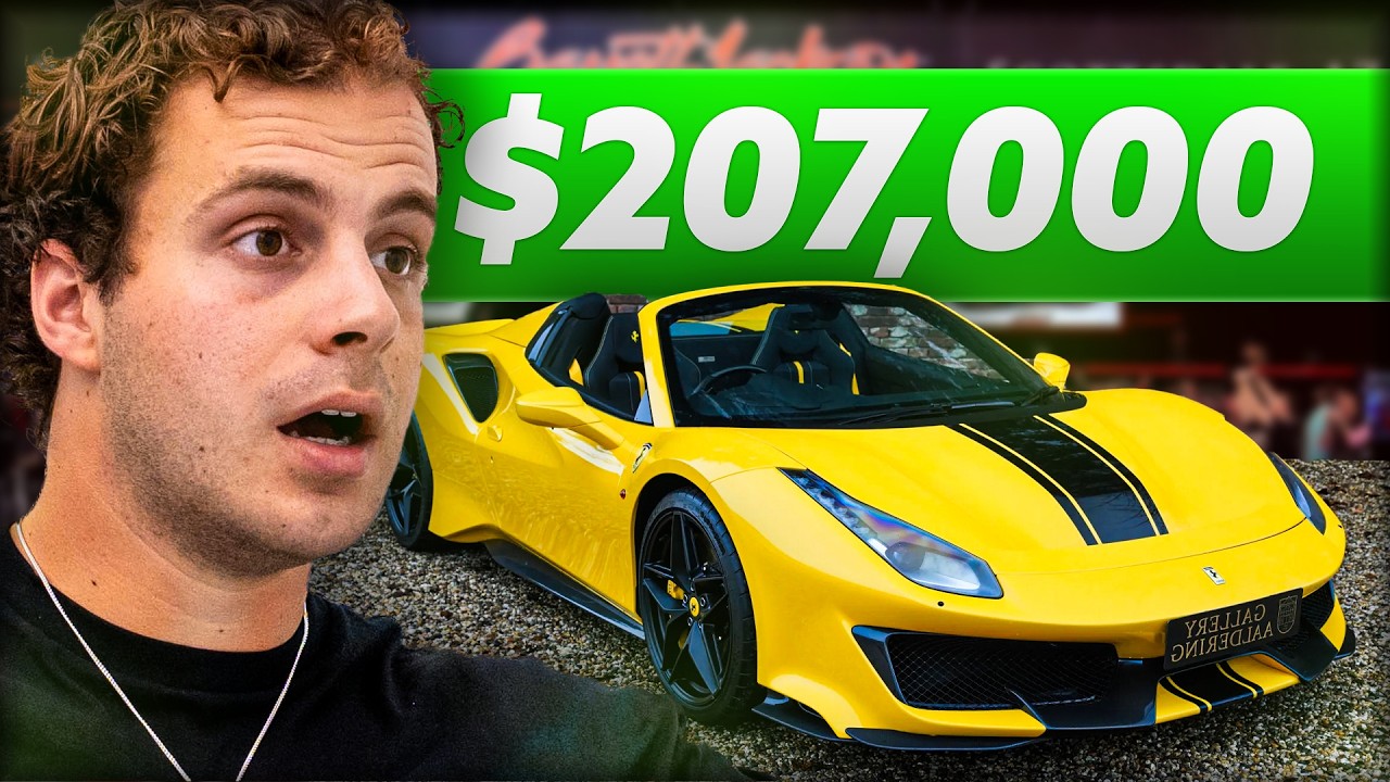 We Bought a Ferrari Spider for $207,000 at Auction!?! | Barrett-Jackson Day 3 Vlog