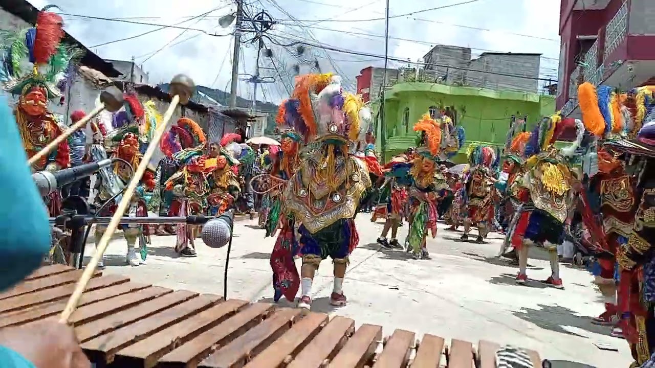 baile los toritos en joyabaj quiche 15 de agosto de 2022 con marimba criolla reyna xoyita v..
