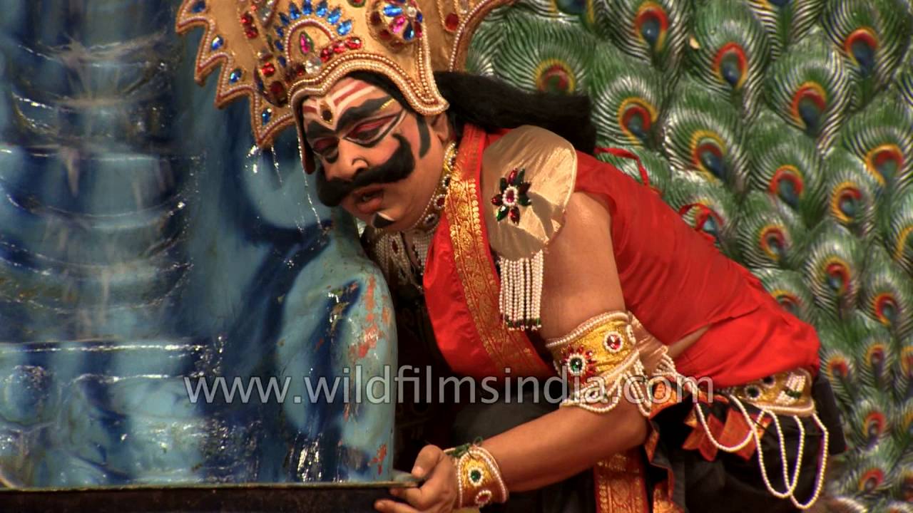 Lord Shiva gifts 'Chandrahas sword' to Ravana - RamLila Day 1 Part 2 (2016)
