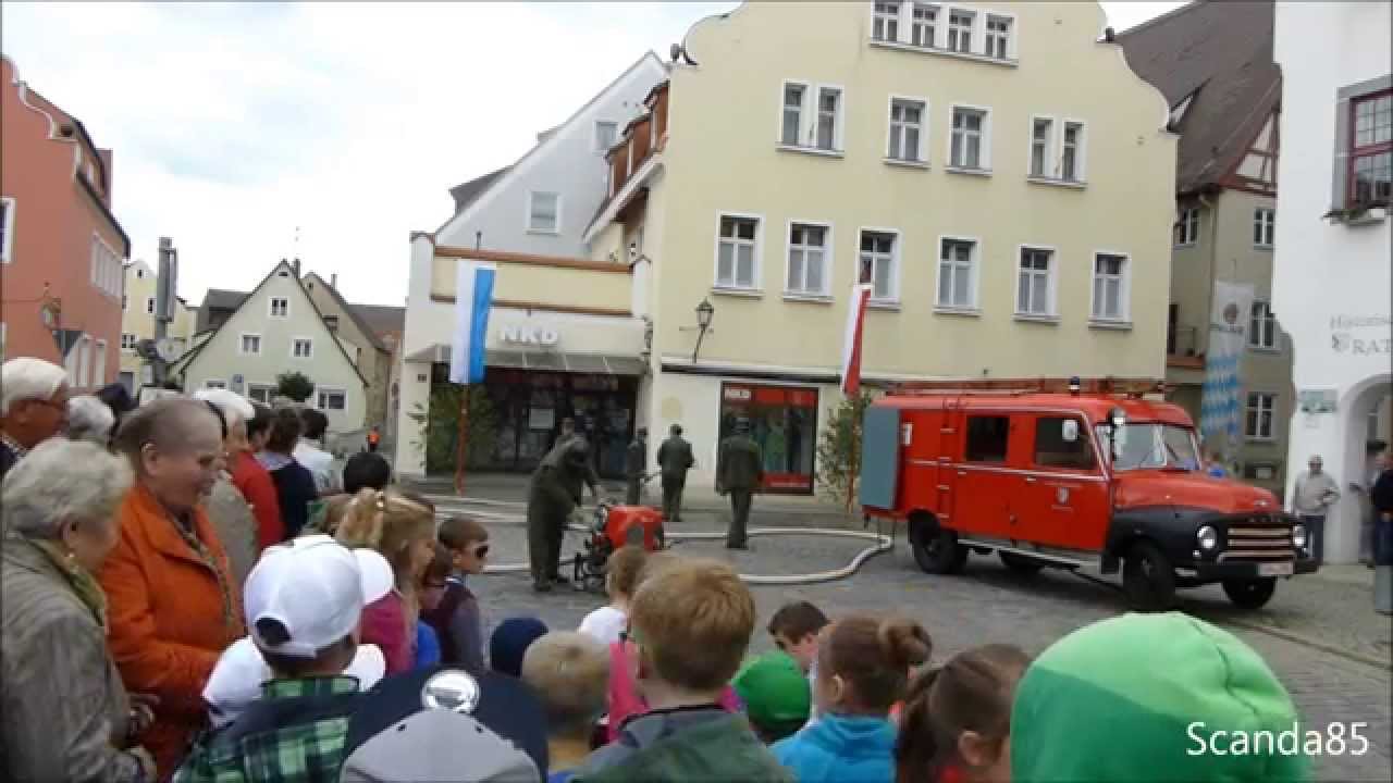 150 Jahre Freiwillige Feuerwehr Wemding - Historische Übung im Jahr 1960