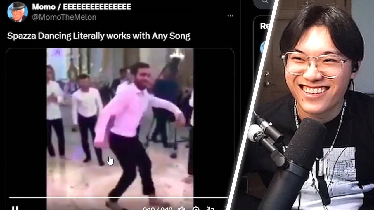 SPAZZA DANCING LITERALLY WORKS  WITH ANY SONG