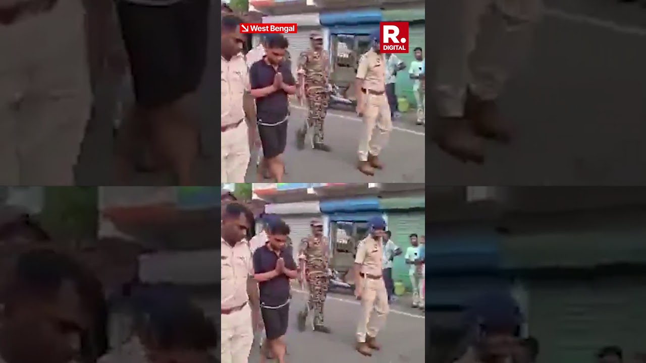 Jahangir Khan of the &lsquo;Pushpa&rsquo; infamy paraded on the streets. he is seen apologizing to the public.
