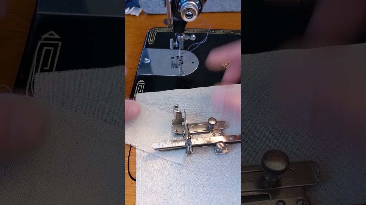 How to use a Tuckmarker foot