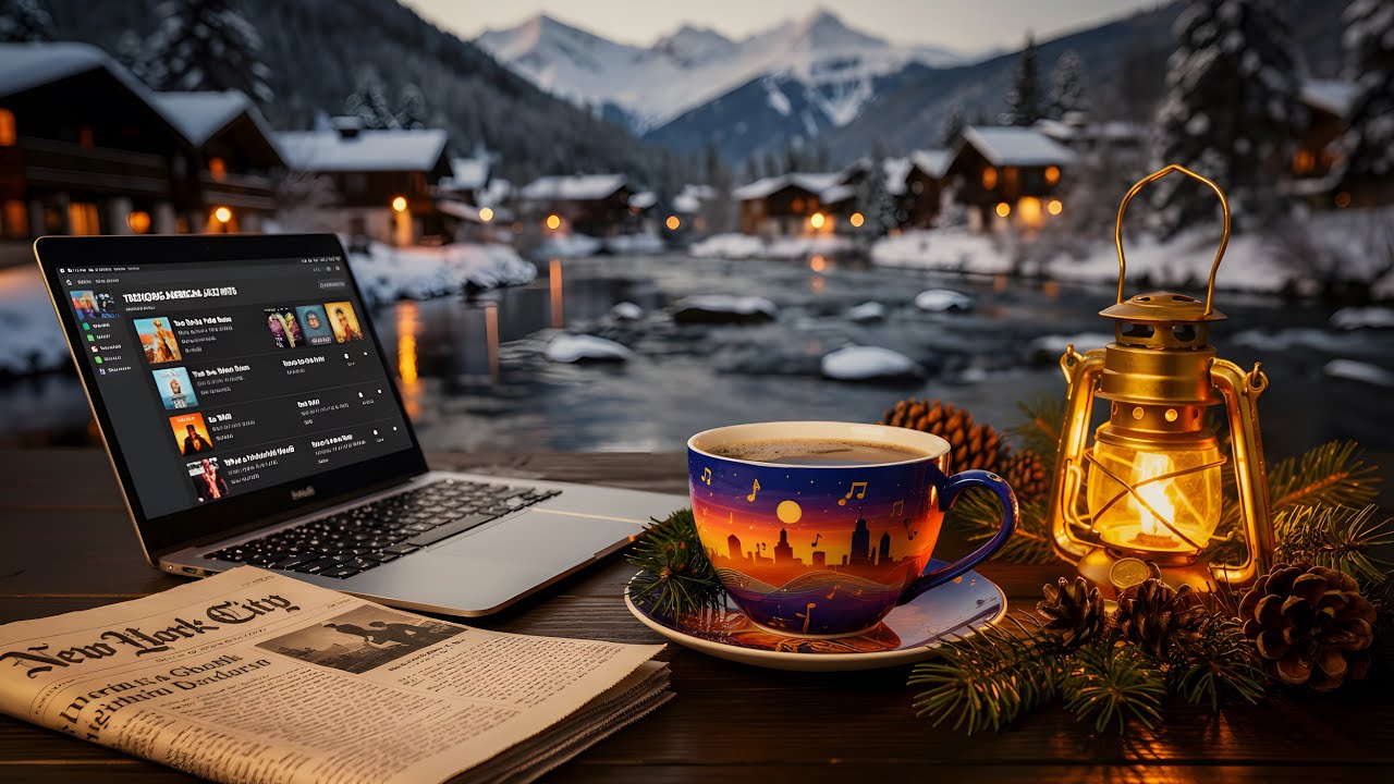 Happy Winter Jazz ~ Relaxing Morning Coffee Music & Delicate Bossa Nova Piano for Working, Studying