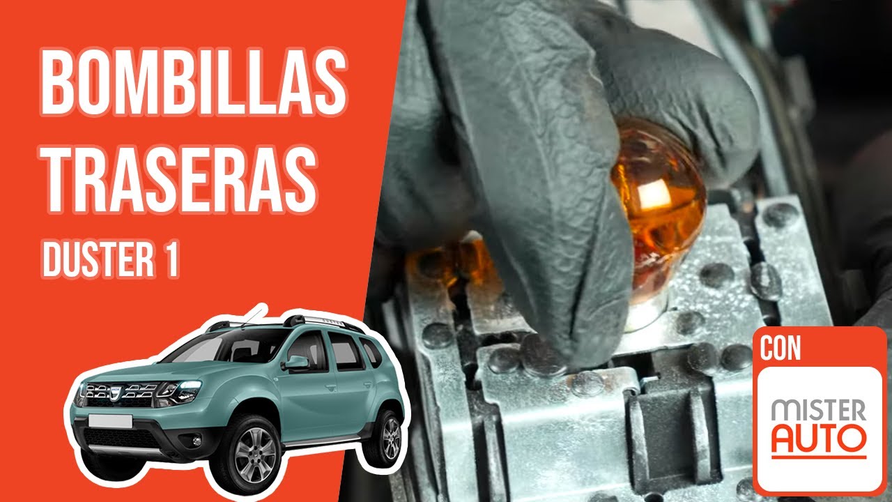 Cómo cambiar las bombillas traseras Duster 1 💡
