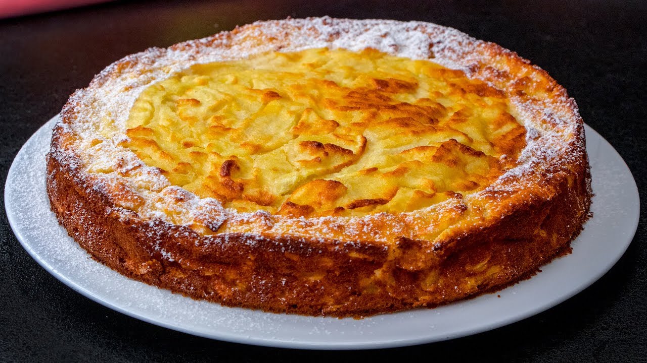 Unsichtbarer Kuchen - mit Apfel. Leckeres und sehr schnelles Rezept| Cookrate - Deutschland