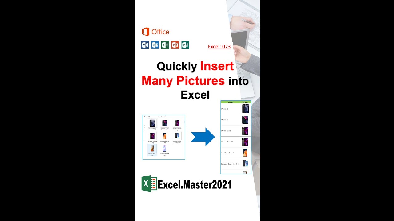 073 Szybkie wstawianie wielu zdjęć do programu Excel #shorts #youtubeshorts