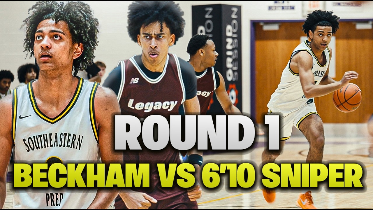 PLAYOFFS ARE HERE! Beckham Black Vs TOUGH Houston Prep School in Round 1👀