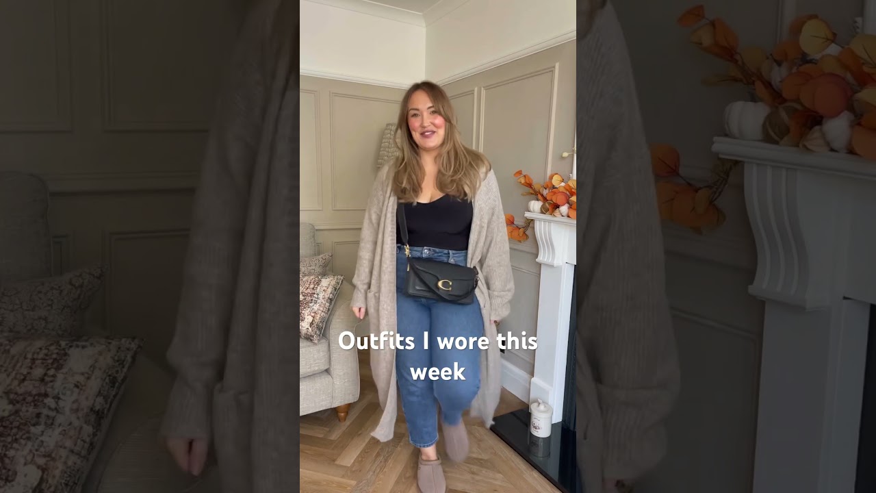 outfits I wore this week as a size 16/18 for autumn 🎃