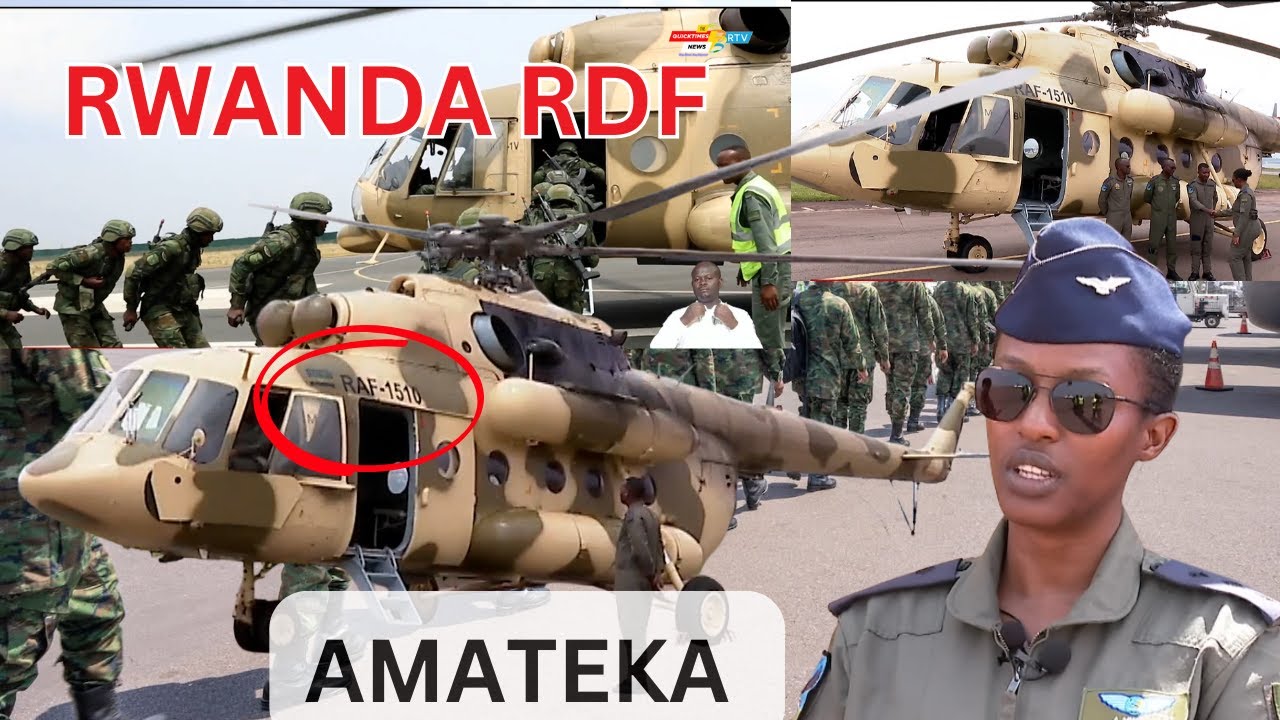 U RWANDA BWAMBERE RWEREKANYE UMUPILOTE WA RDF Captain Mwiza Ariane uri mu batwara indege za RDF