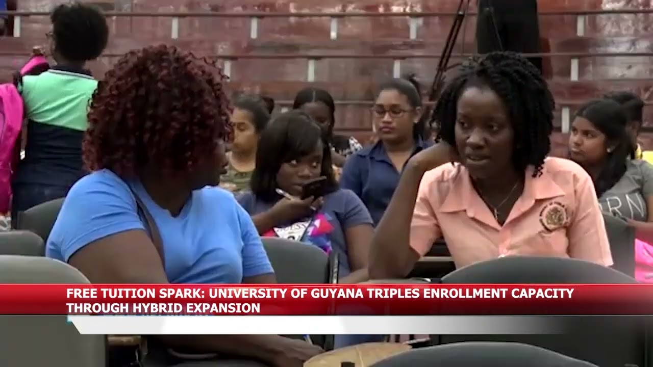 FREE TUITION SPARK UNIVERSITY OF GUYANA TRIPLES ENROLLMENT CAPACITY THROUGH HYBRID EXPANSION