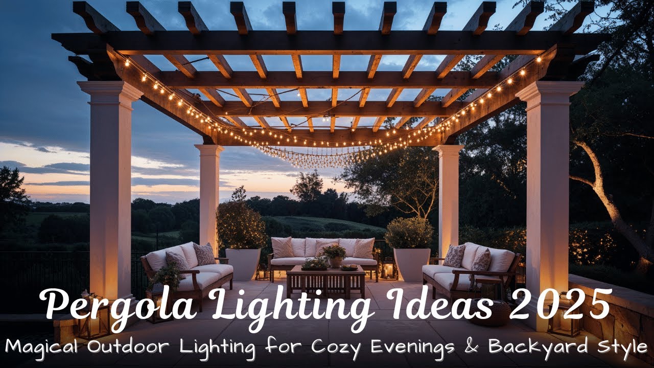 Pergola Lighting Ideas 2025 | Magical Outdoor Lighting for Cozy Evenings & Backyard Style