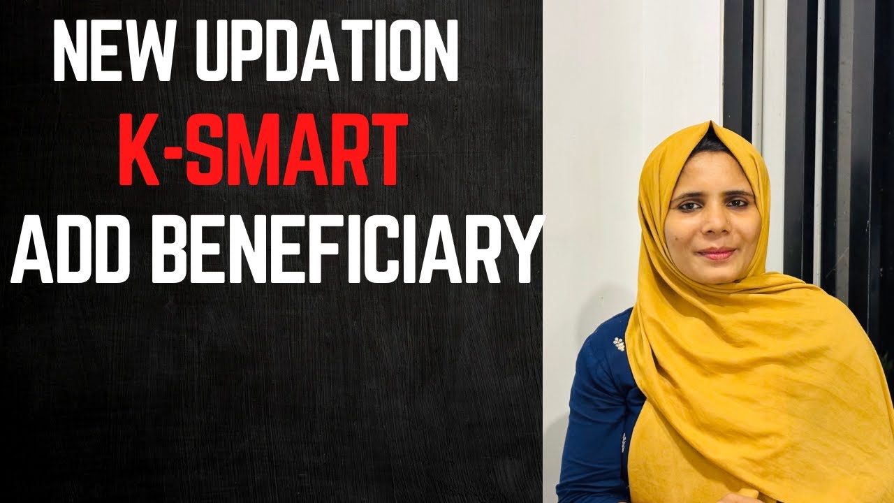 How to create new beneficiary in K smart | New updation | K smart new video | building construction 