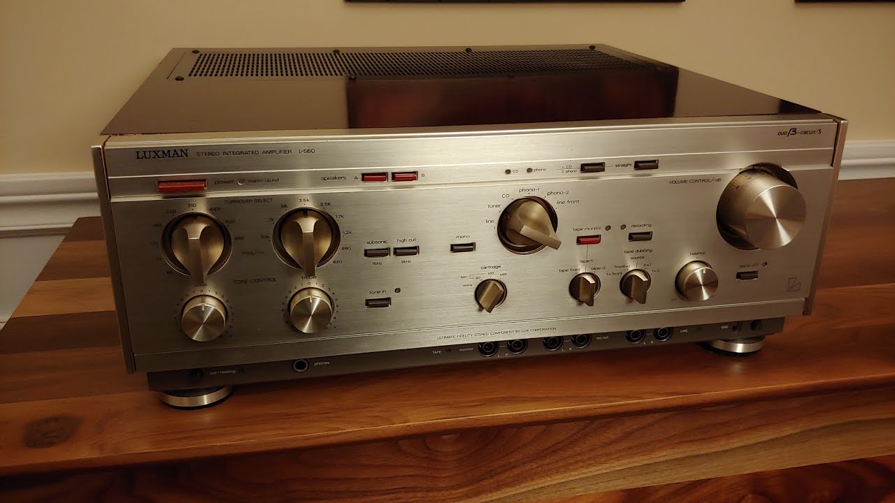 Luxman L560 Integrated Amplifier!
