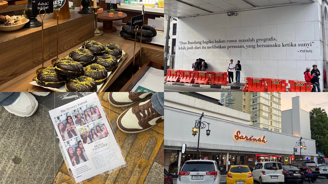 Bandung Day 2✨; Bagelicious🍩; Asia afrika; Braga