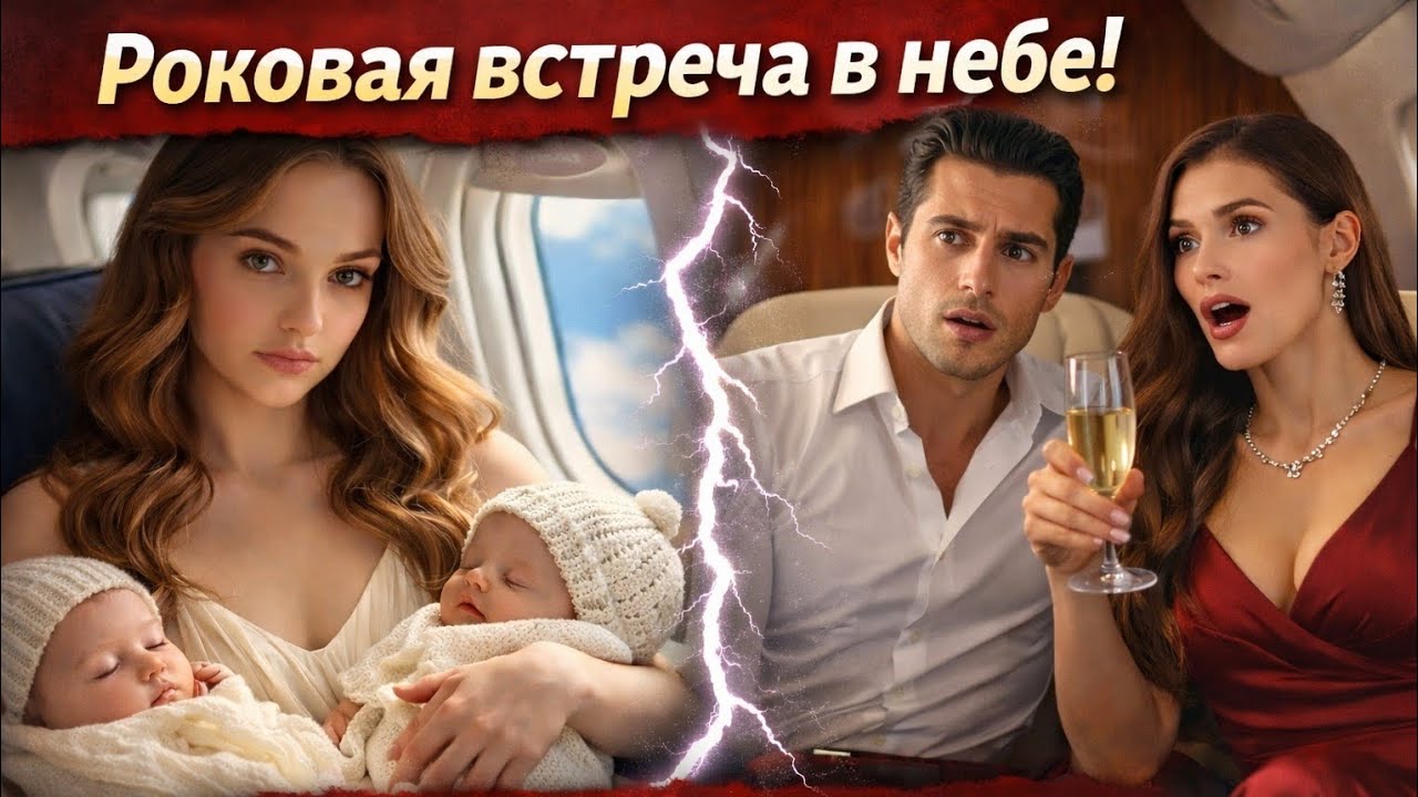 Роковая встреча в небе: он летел с любовницей, но появление жены и близнецов изменило всё