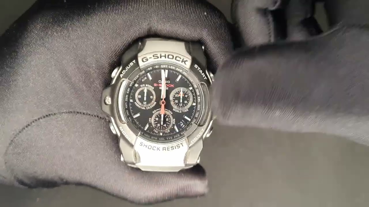 CASIO G-SHOCK GIEZ GS-1001 (AJUSTE DOS PONTEIROS H.SET)