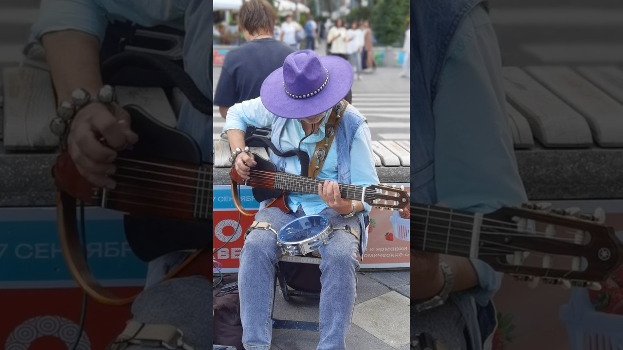 Oleg Kapustin. Олег Капустин. Street Music. Moscow, Top Guitarist🎸, Busker. August 2025
