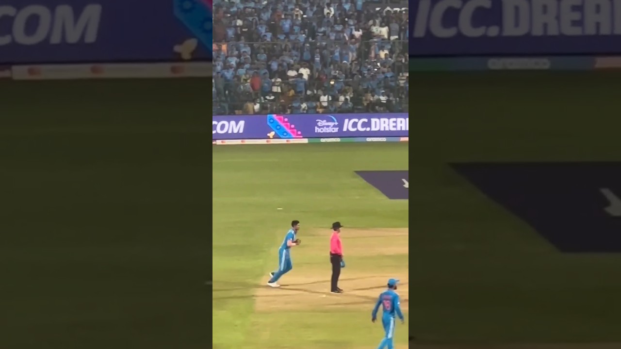 Shubhman Gill Bowling rare Moment ICC CWC 2023 India #ytshorts #viral #gill #shorts #cricket #india