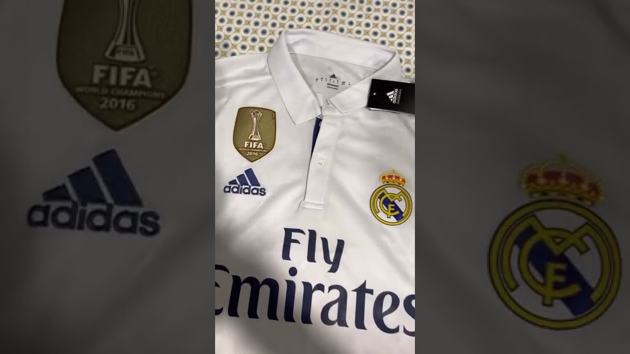 2016-2017 Real Madrid Gareth Bale long sleeve home jersey unboxing @fiendsoffootball