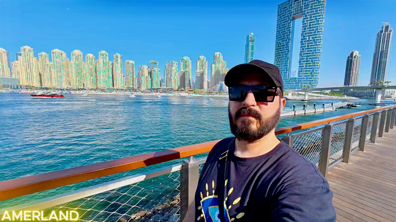 ٌٌُُُّ جولة صباحية  في جميرا JBR و عين دبي في جزيرة Bluewaters Island