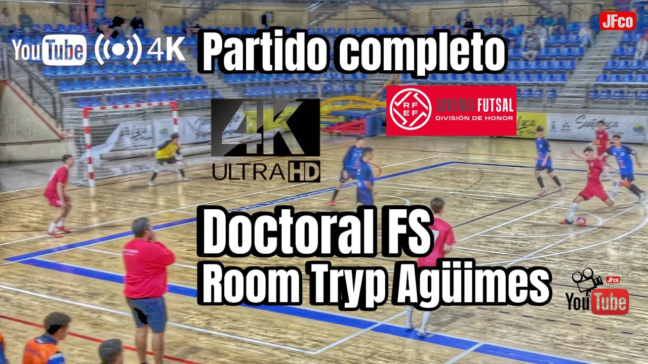 🔵Doctoral Futsal 4 🆚 Room Tryp Agüimes 5 🏆DH Juvenil ℹ️Jornada 14 🖥️Partido completo 4K