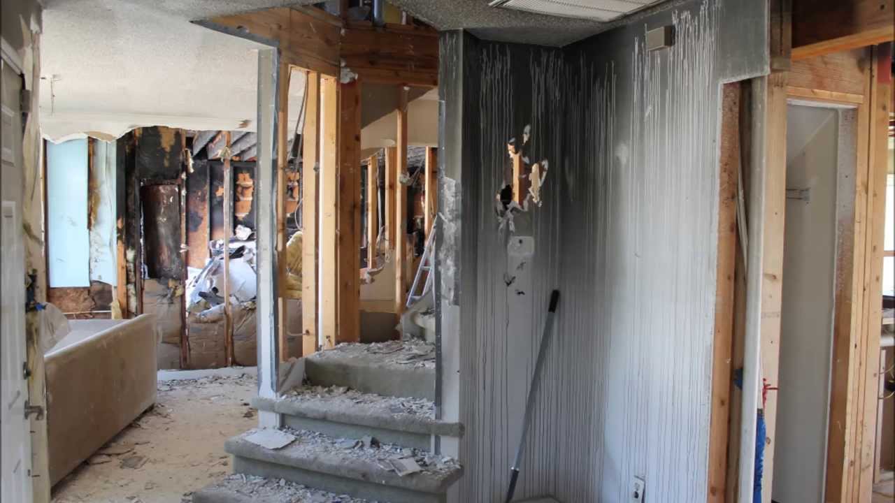 Fire Damage House Restoration - First Look
