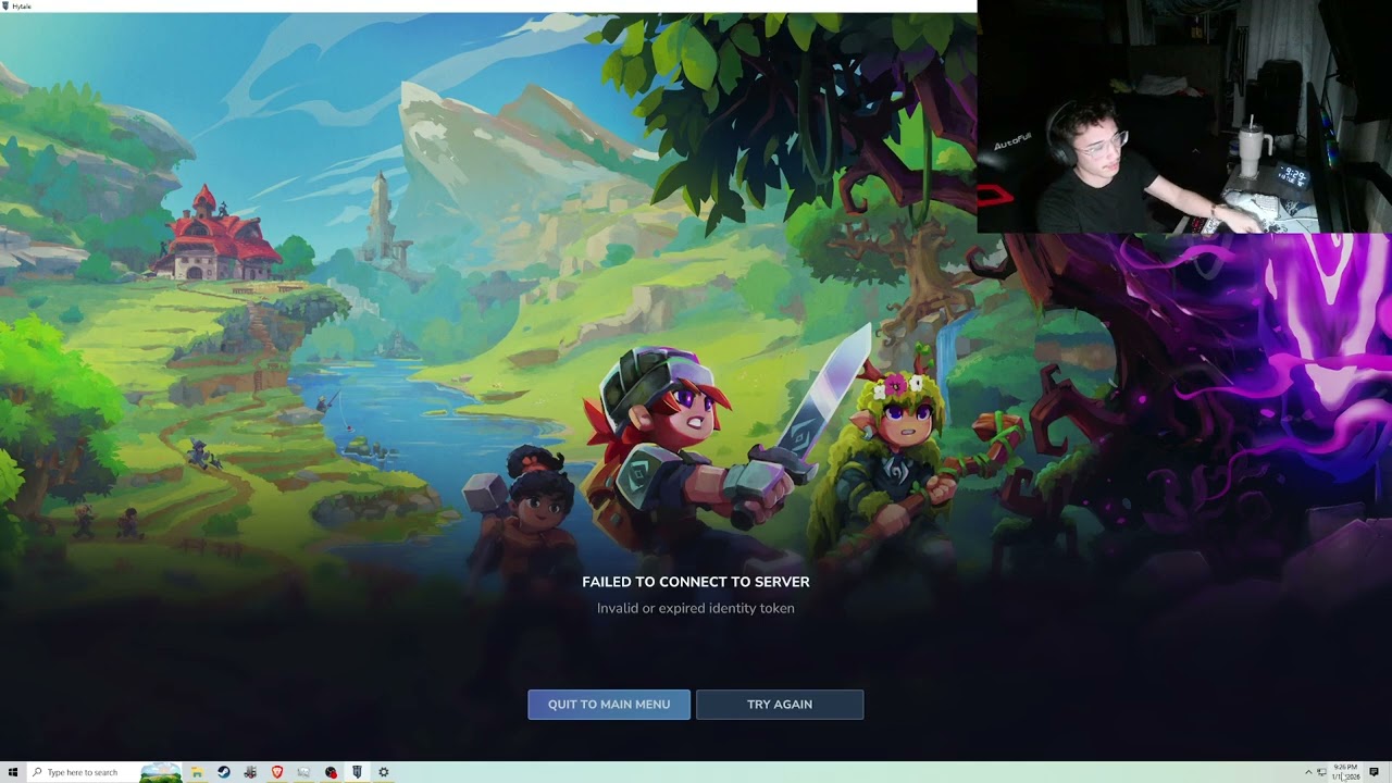 HYTALE ONLINE MODE LOGIN FIX: invalid or expired identity token.