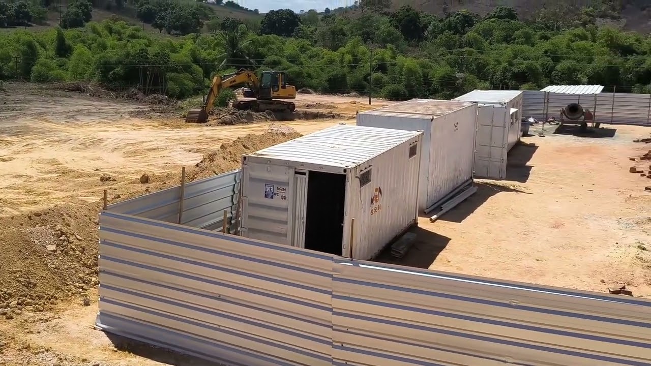 Construção da obra Creche Cria de Joaquim Gomes-AL 