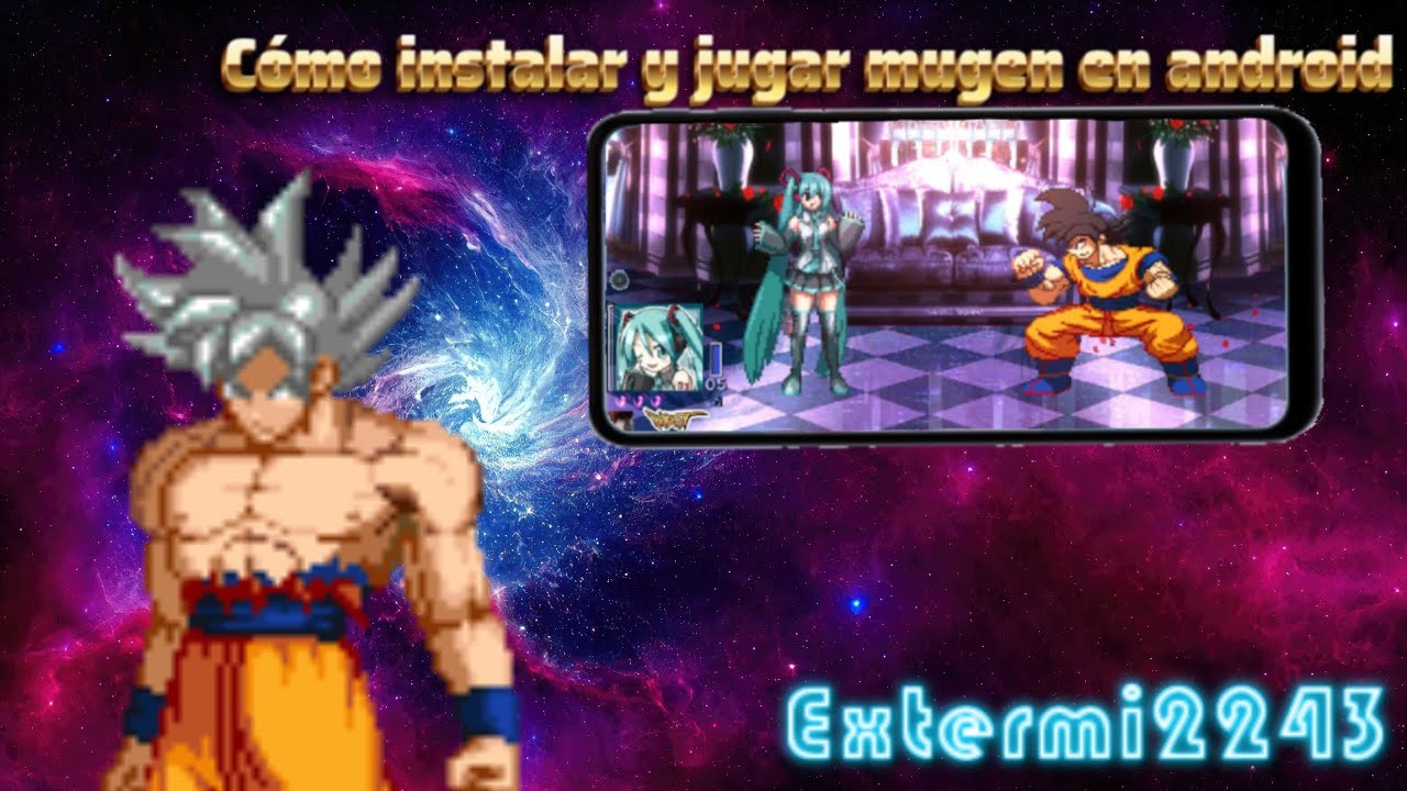Tutorial como jugar mugen en android muy fácil y sencillo +link para descargar 