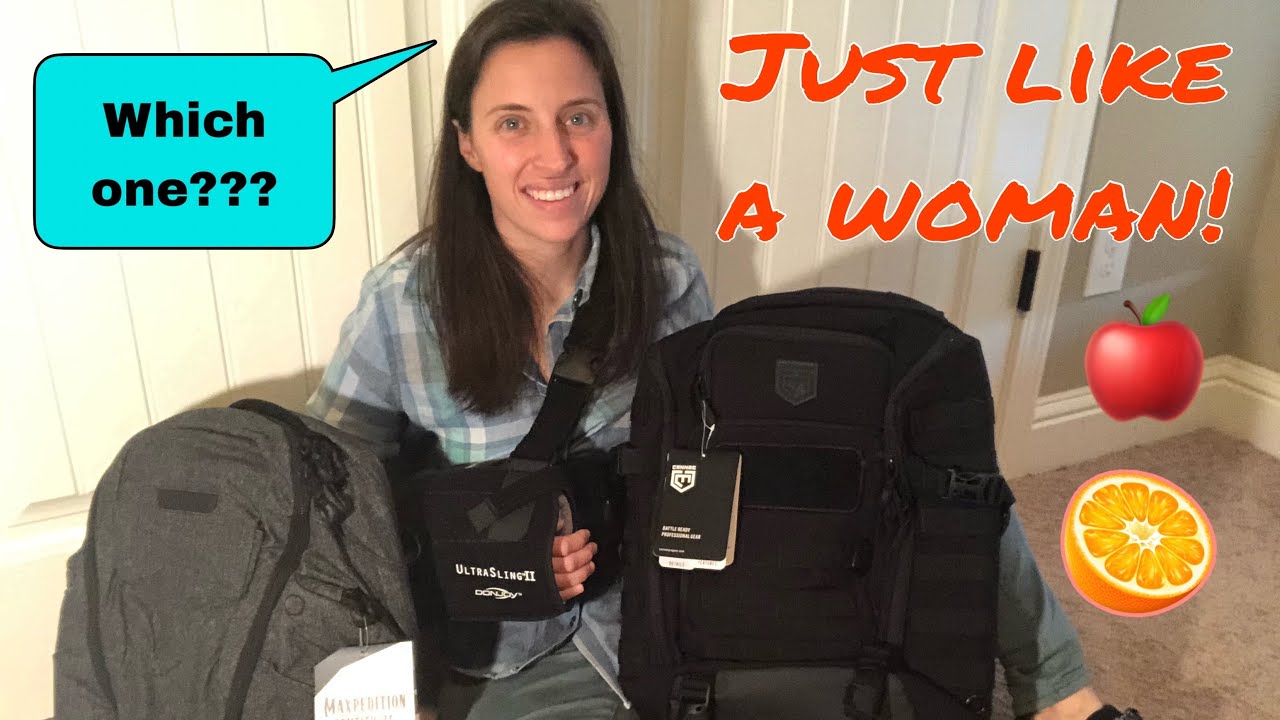 EDC comparison of the Cannae Legion Day Pack and Maxpedition Entity 21