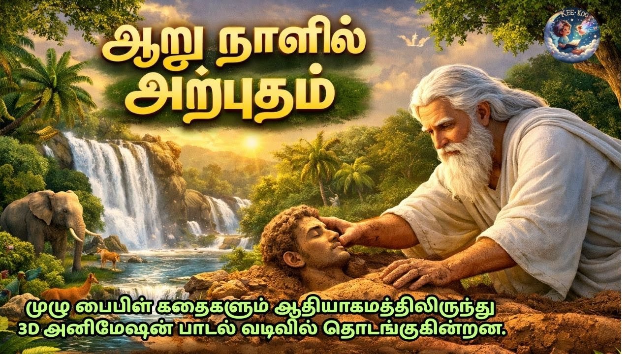6 நாளில் அற்புதம் | தேவனின் சிருஷ்டி பாடல் | தமிழ் பைபிள் பாடல்