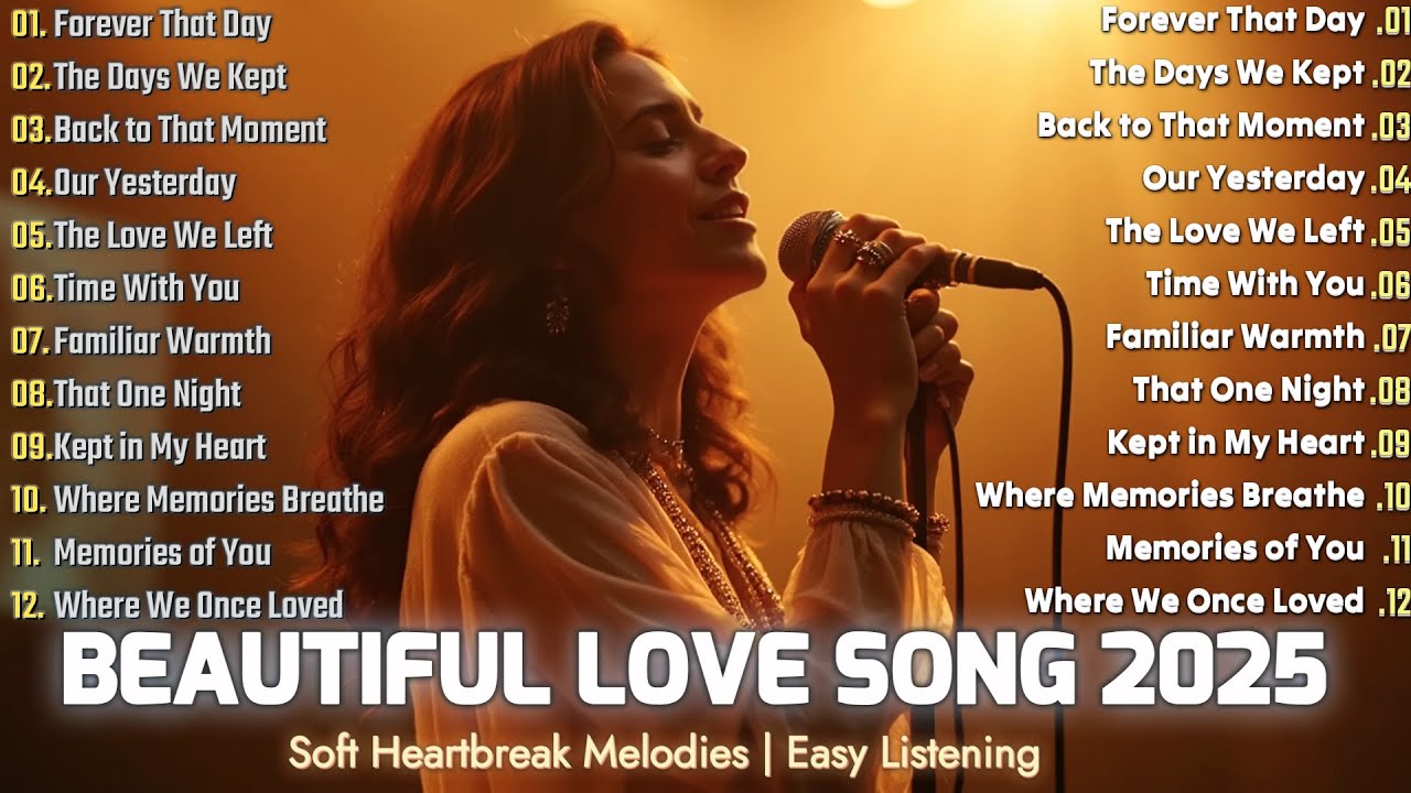 Most Beautiful Love Songs 2025 — Soft Hearts & Silent Nights 💔🌙