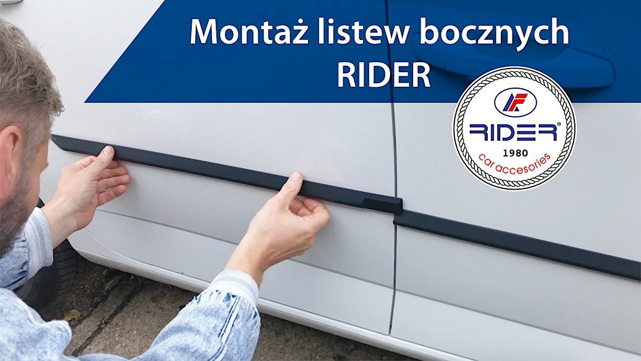 Montaż listew bocznych i nakładki ochronnej na zderzak.
