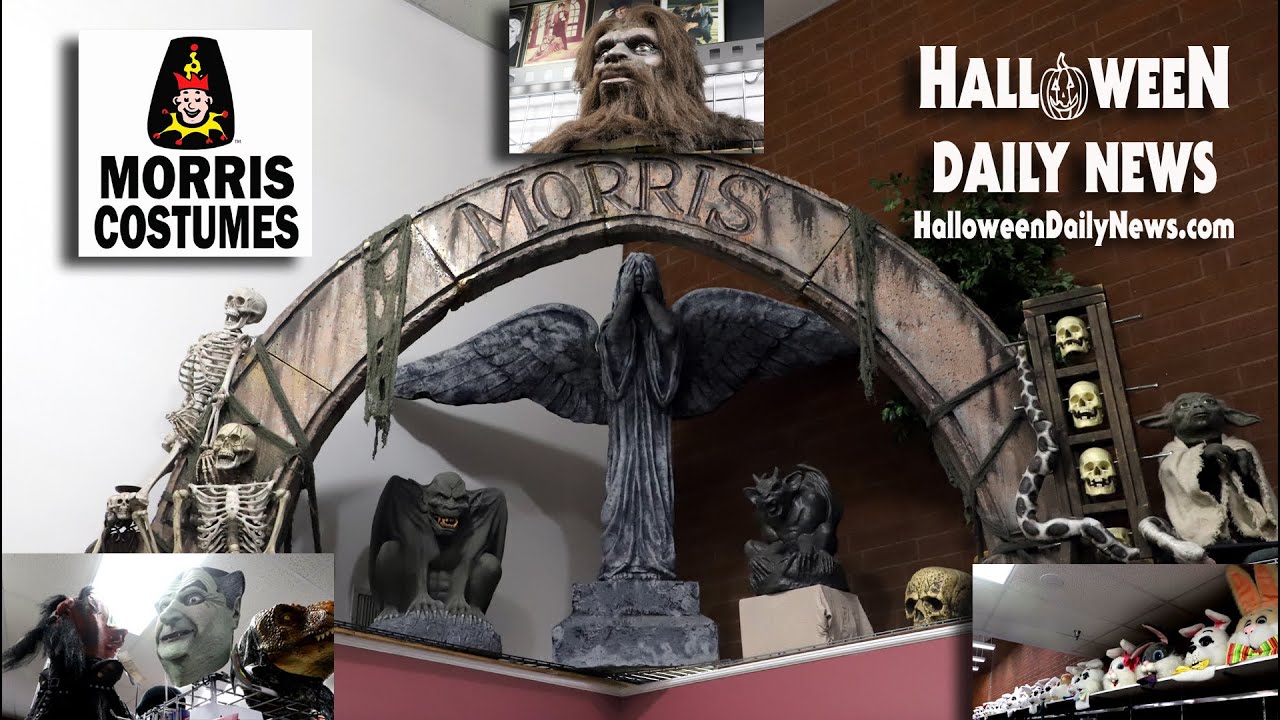 MORRIS COSTUMES Flagship Retail Store Walkthrough, Secret Halloween Animatronics Room | HalloHunting