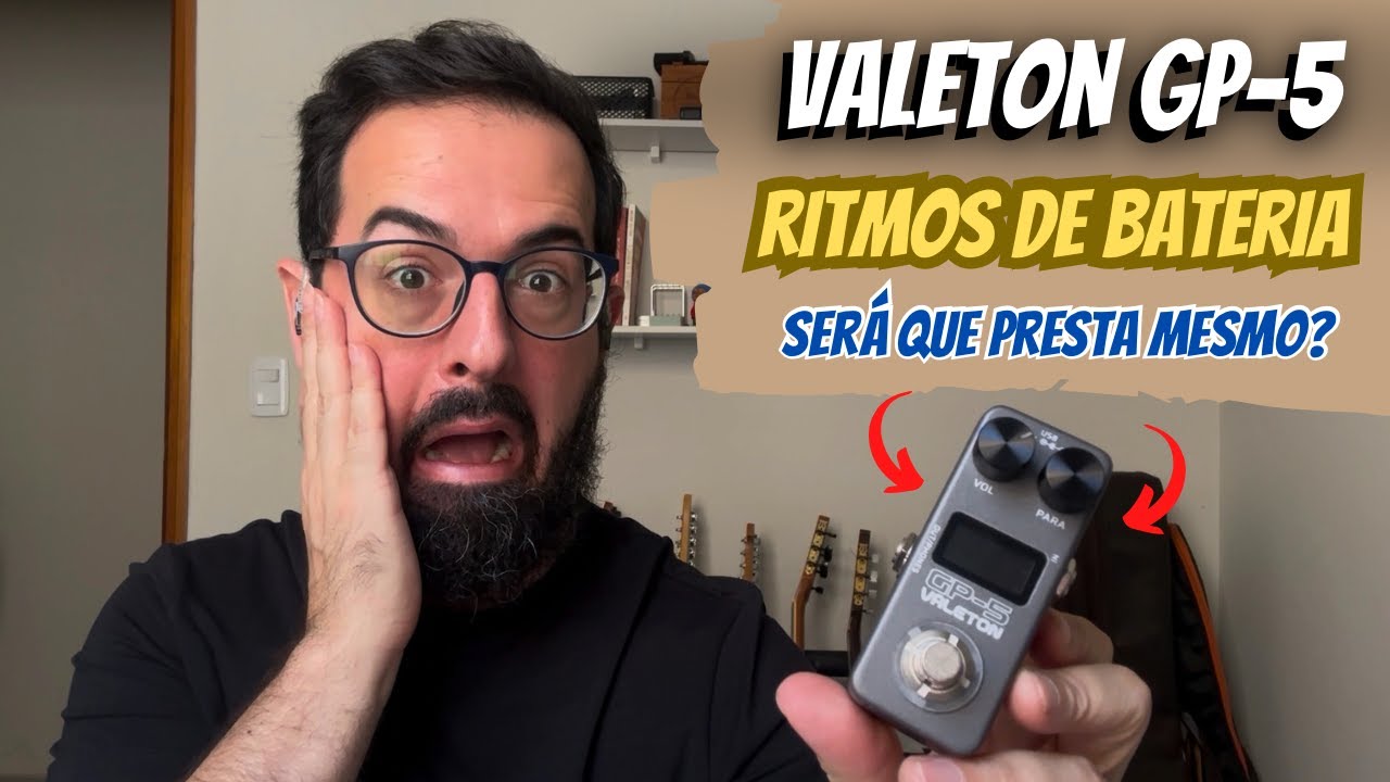 Valeton GP-5 - Ritmos de Bateria (do jazz ao rock)