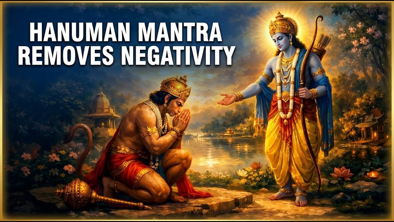 :🔥 Hanuman Beej Mantra | Remove Negative Energy & Activate Divine Power | 108 Times Chanting