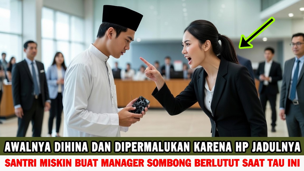 Viral !! Dihina Karena Hp Nya Jadul Santri Ini Buat Manager Sombong Berlutut Saat Tau Rahasianya ..