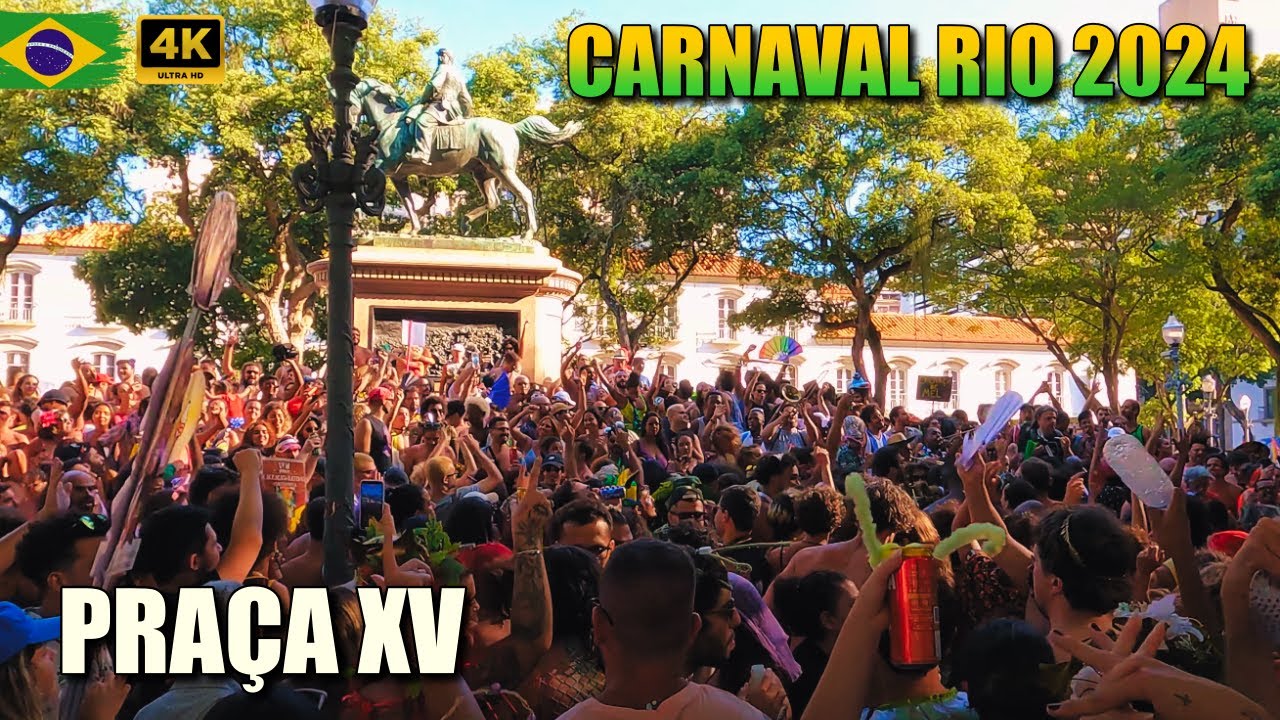 CARNAVAL RIO DE JANEIRO 2024: Bloco e marchinhas na Praça XV