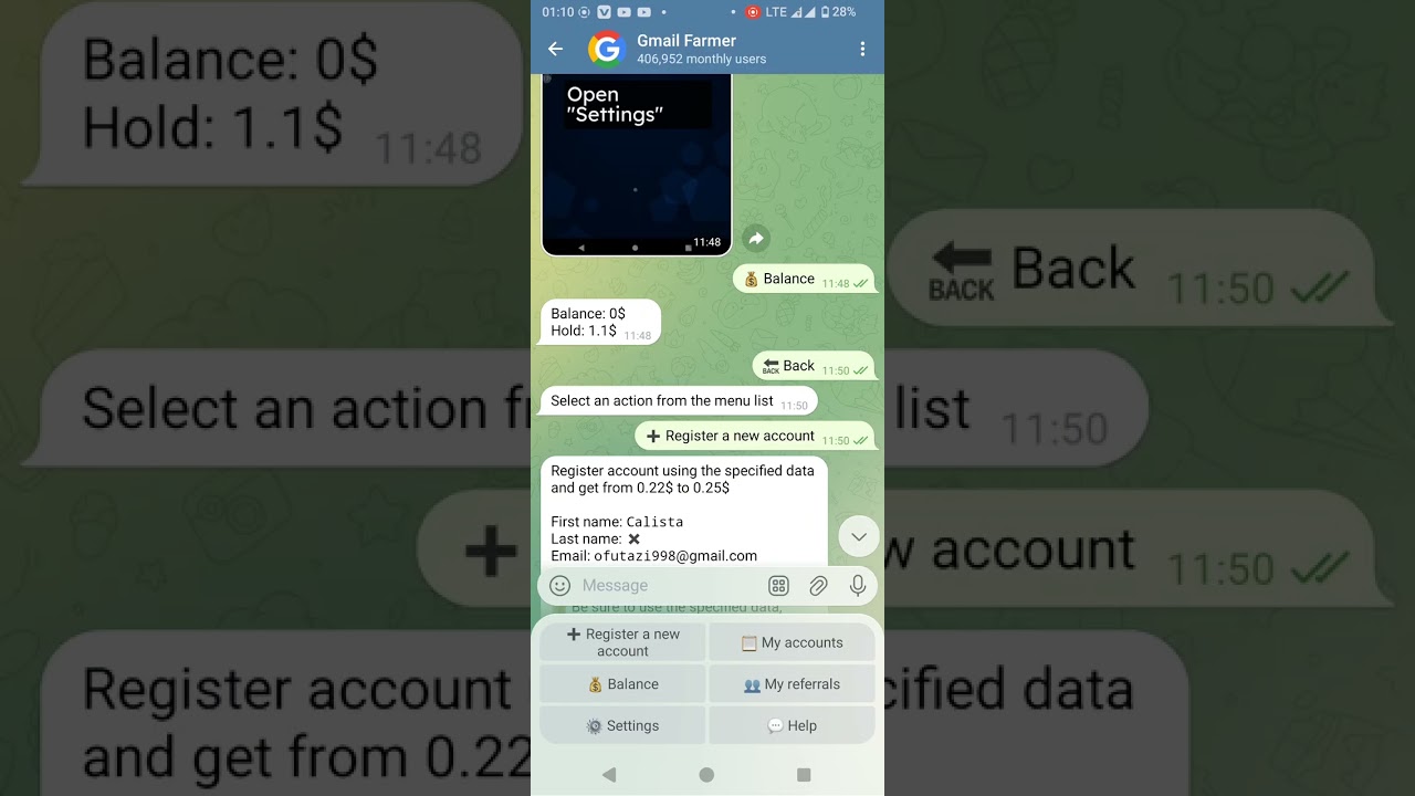 Gmail Farmer WAKORERA ARENGA 30$ BURI MUNSI Gmail IMWE WISHYURWA 0.25$ KORA NYINSHI UKORERE MENSHI💰💵