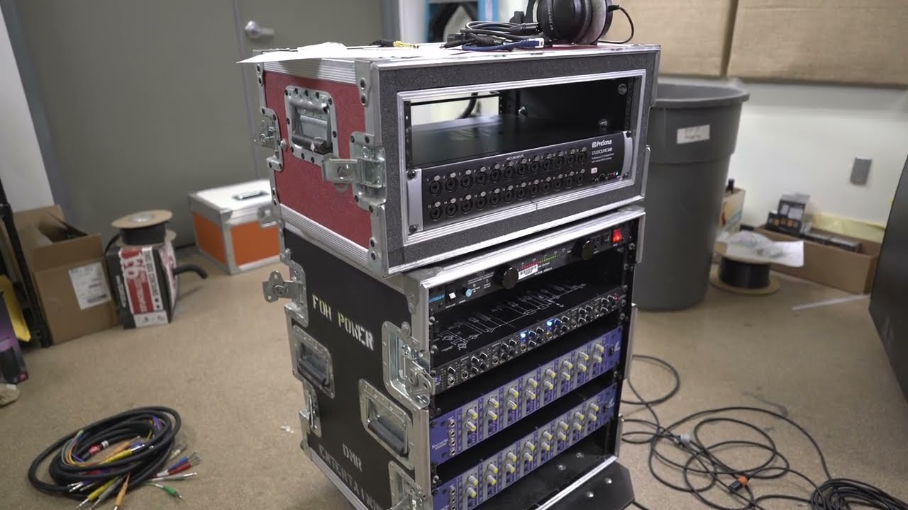 Live Band Mobile Recording Rig. Studiolive24R