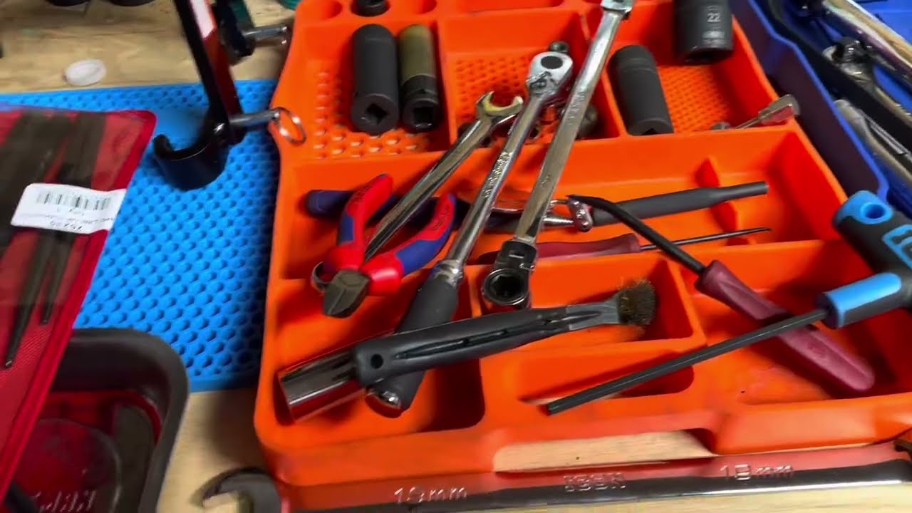G4 Camry front strut replacement. Tools used.