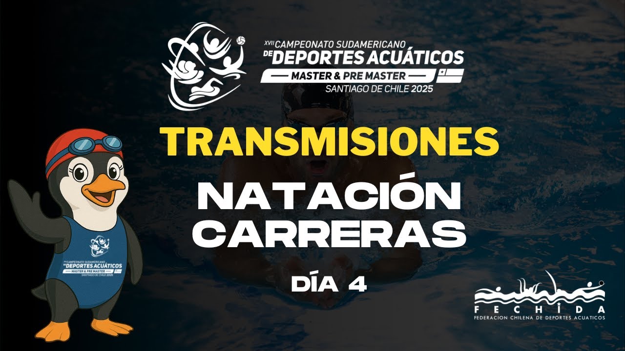 Sudamericano Máster -Día 4 - Natación Carrera