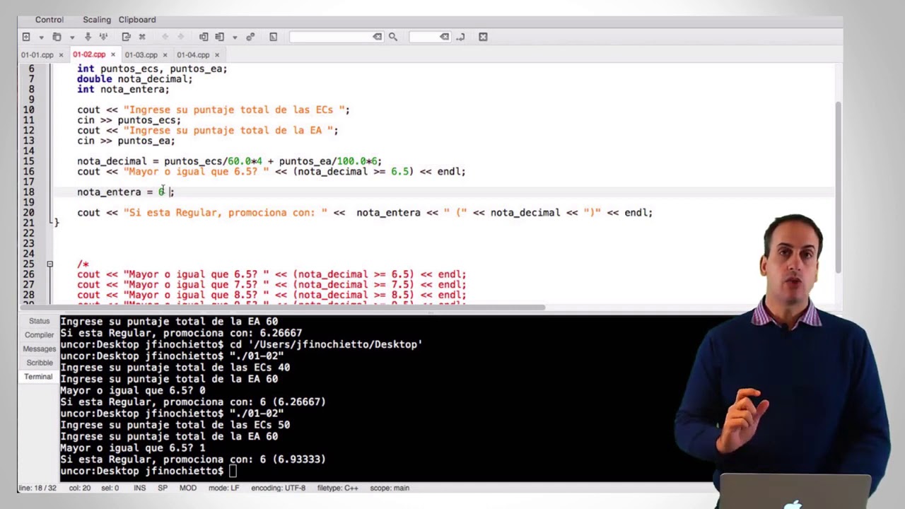 Informática C++ CLASE 2 A