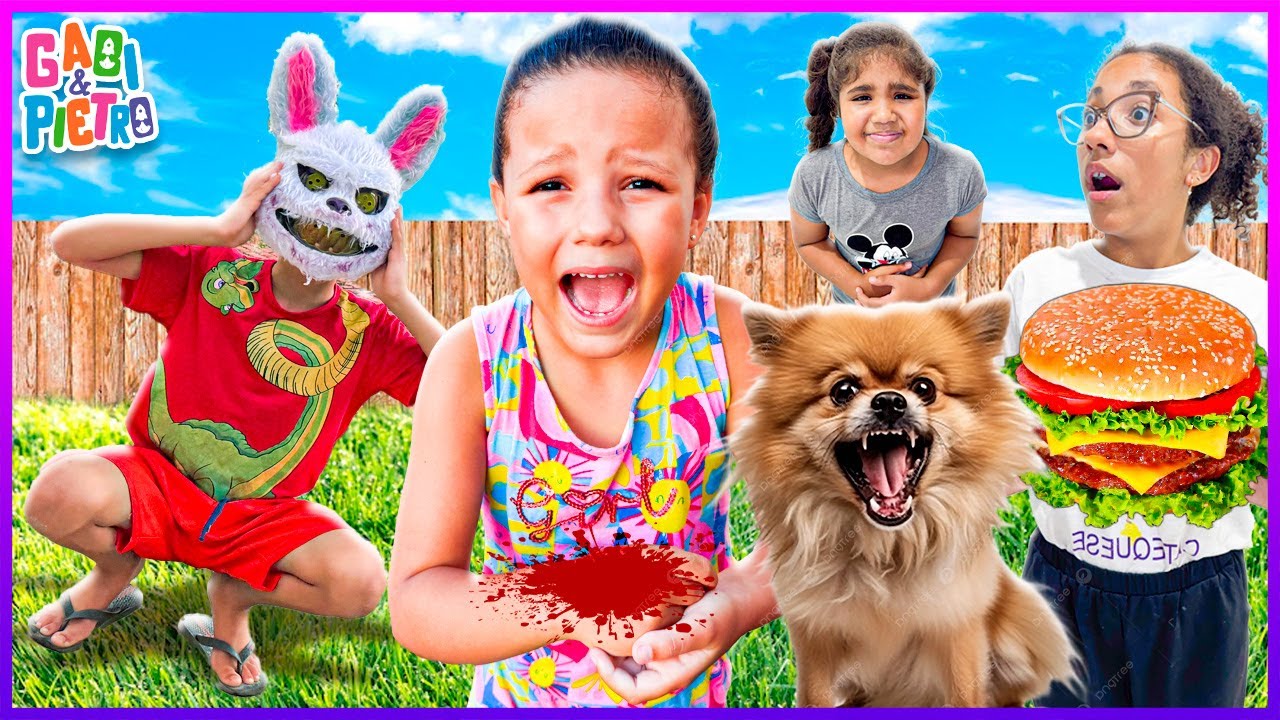 1 HORA DE VIDEO COM HISTORIAS DA FAMILIA GABI E PIETRO