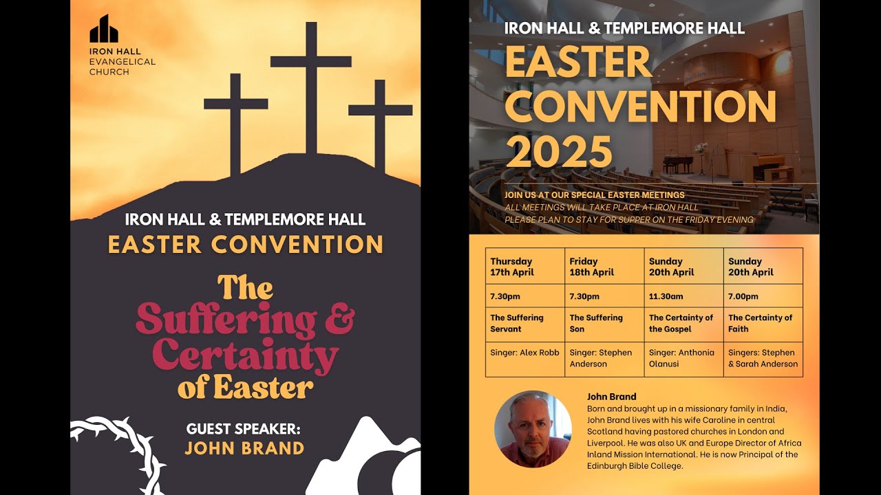 John Brand | The Certainty of the Gospel | Family Service | Easter Convention | Iron Hall | 20/04/25